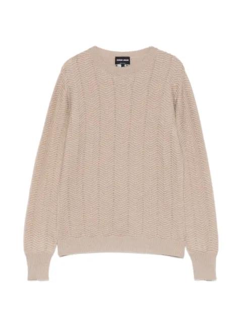 crew-neck sweater by GIORGIO ARMANI