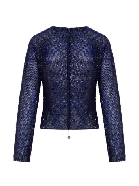 crystal-embellished top by GIORGIO ARMANI