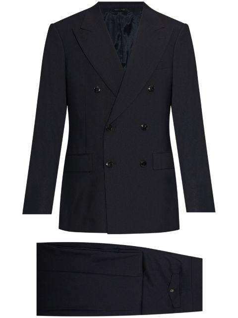 double-breasted wool suit by GIORGIO ARMANI