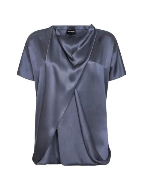draped asymmetric top by GIORGIO ARMANI