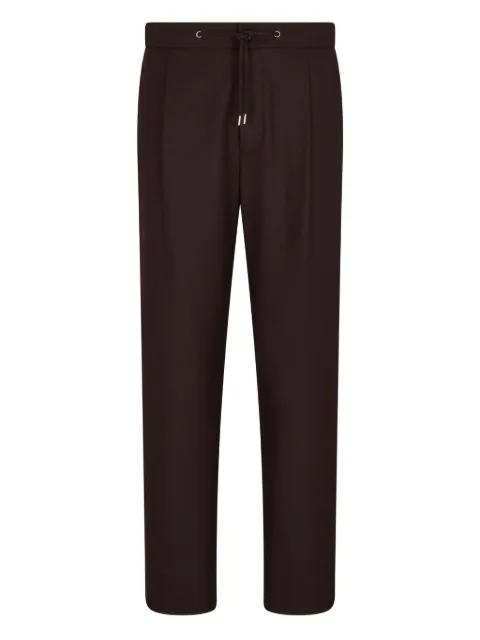 drawstring pleated trousers by GIORGIO ARMANI