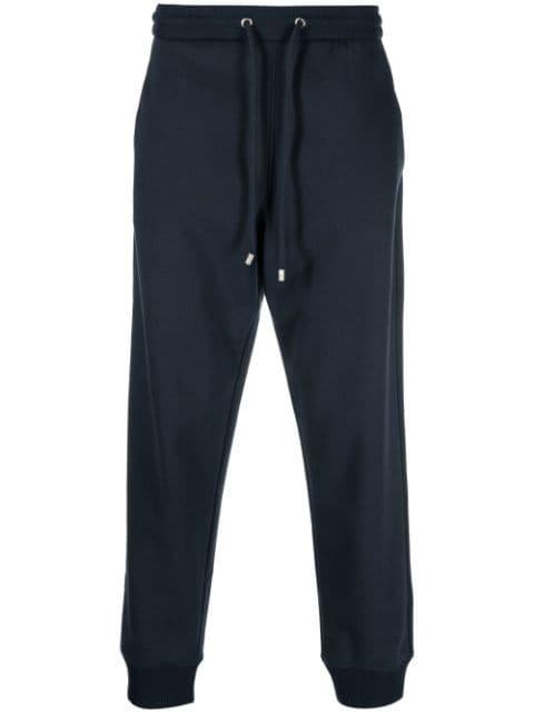 drawstring wool track pants by GIORGIO ARMANI