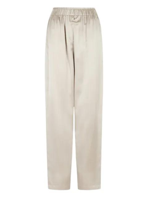 elasticated satin trousers by GIORGIO ARMANI