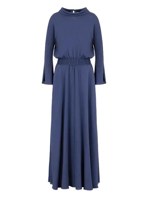 elasticated-waist day dress by GIORGIO ARMANI