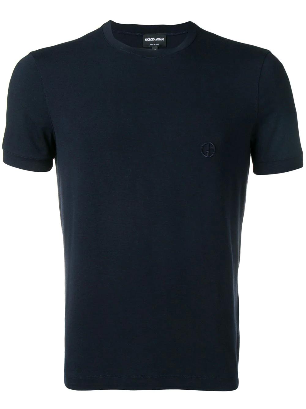 embroidered logo T-shirt by GIORGIO ARMANI
