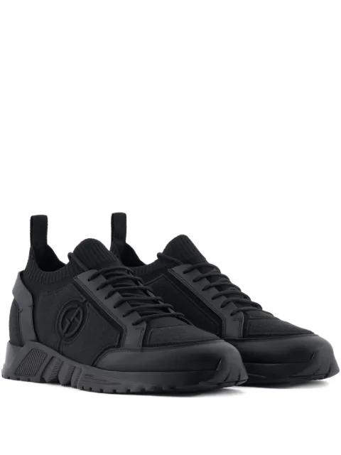 embroidered-logo sneakers by GIORGIO ARMANI