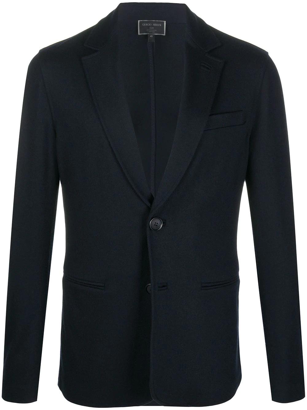 fitted single-breasted blazer by GIORGIO ARMANI