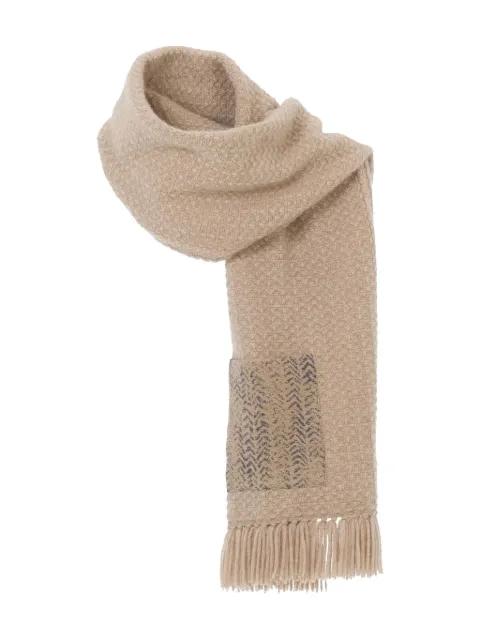 fringed-hem scarf by GIORGIO ARMANI
