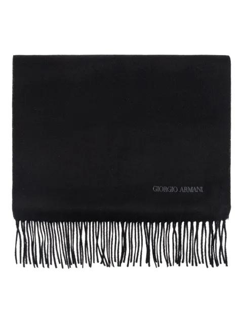 fringed scarf by GIORGIO ARMANI