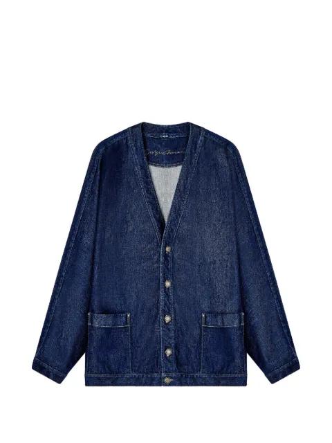 front-pocket denim jacket by GIORGIO ARMANI