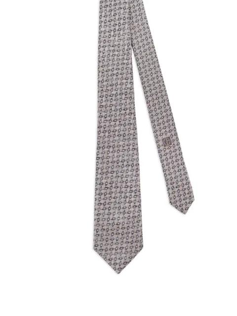 geometric-pattern tie by GIORGIO ARMANI