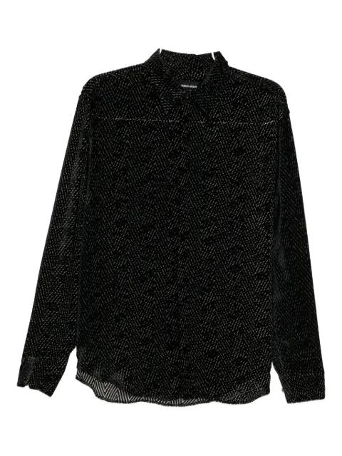 geometric-print shirt by GIORGIO ARMANI