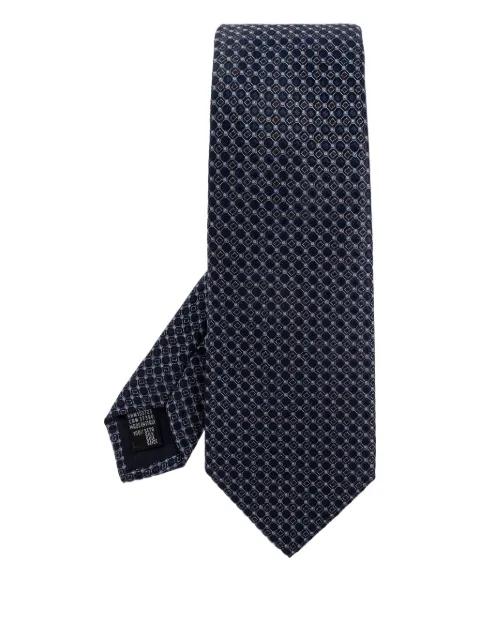 geometric print tie by GIORGIO ARMANI