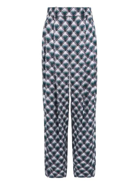 gradient-print tailored trousers by GIORGIO ARMANI