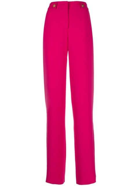 high-waist wide-leg trousers by GIORGIO ARMANI