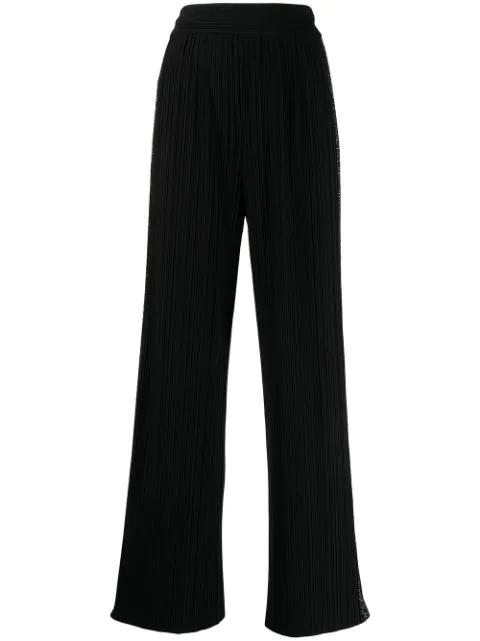 high-waisted pleated trousers by GIORGIO ARMANI