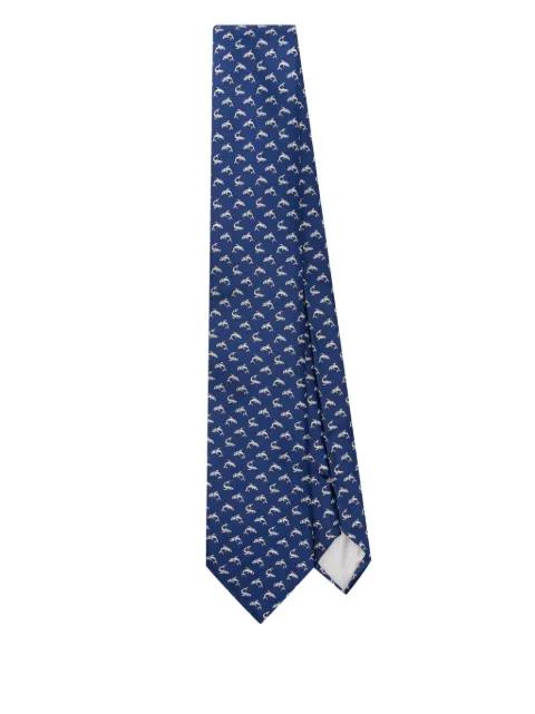 jacquard silk tie by GIORGIO ARMANI