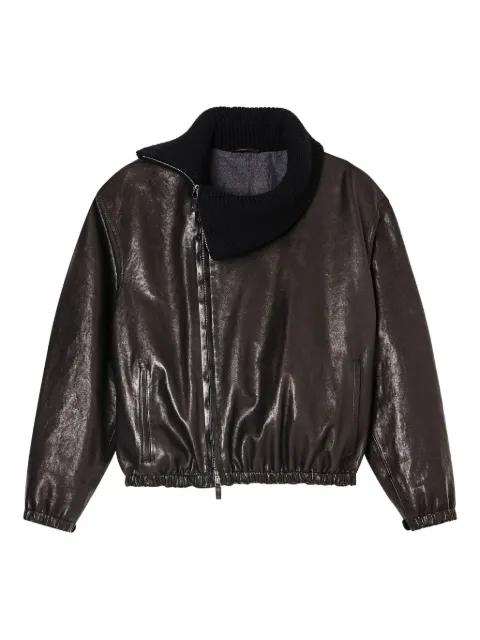 leather jacket by GIORGIO ARMANI