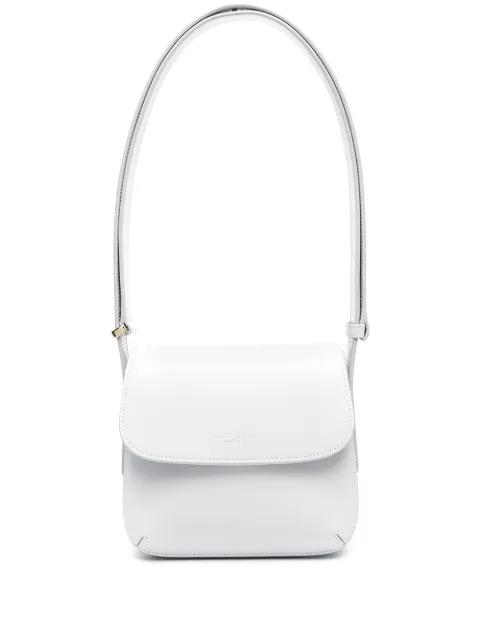 leather single-handle shoulder bag by GIORGIO ARMANI