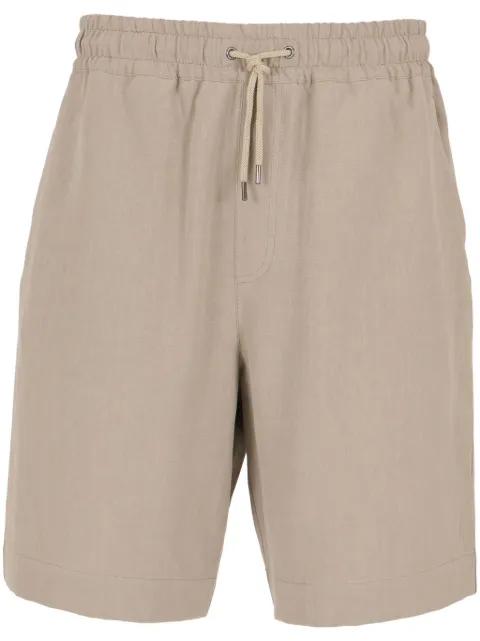 linen bermuda shorts by GIORGIO ARMANI