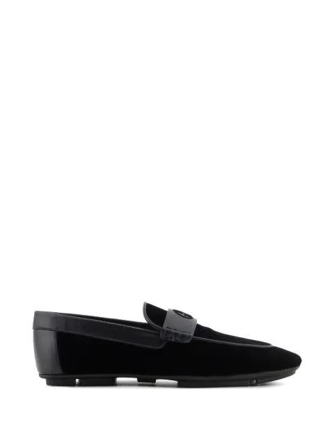 logo-detail loafers by GIORGIO ARMANI