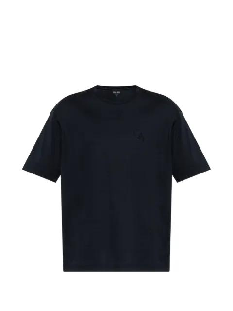 logo-embroidered T-shirt by GIORGIO ARMANI