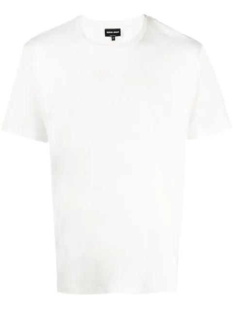 logo-embroidered T-shirt by GIORGIO ARMANI