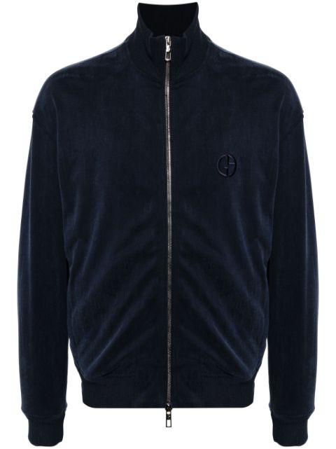 logo-embroidered track jacket by GIORGIO ARMANI