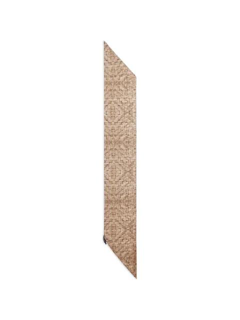 logo-patch scarf by GIORGIO ARMANI