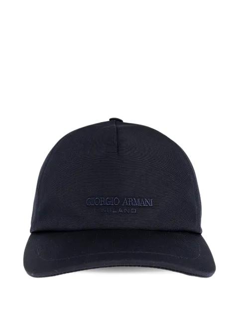 logo-plaque cap by GIORGIO ARMANI