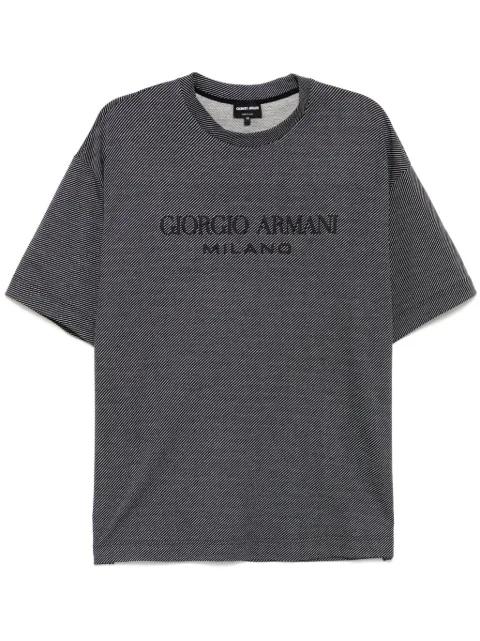 logo-print T-shirt by GIORGIO ARMANI