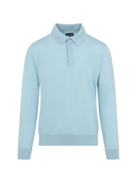 long-sleeve polo shirt by GIORGIO ARMANI