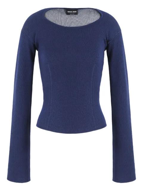 long-sleeve sweater by GIORGIO ARMANI
