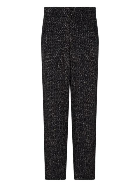 mélange-effect trousers by GIORGIO ARMANI