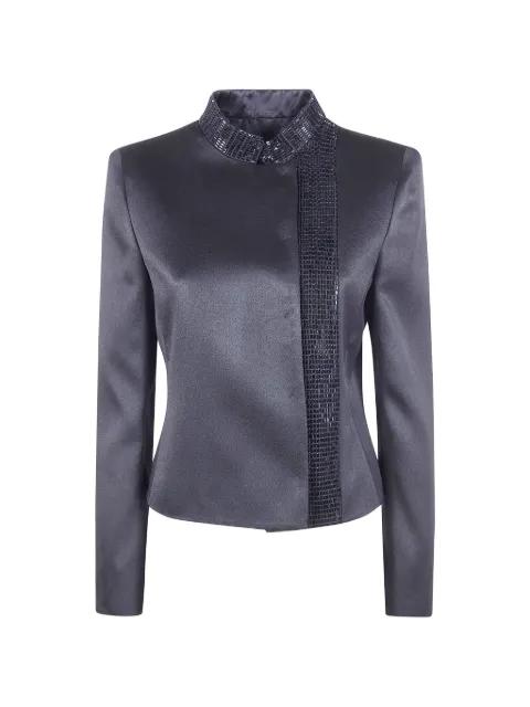 mandarin-collar jacket by GIORGIO ARMANI