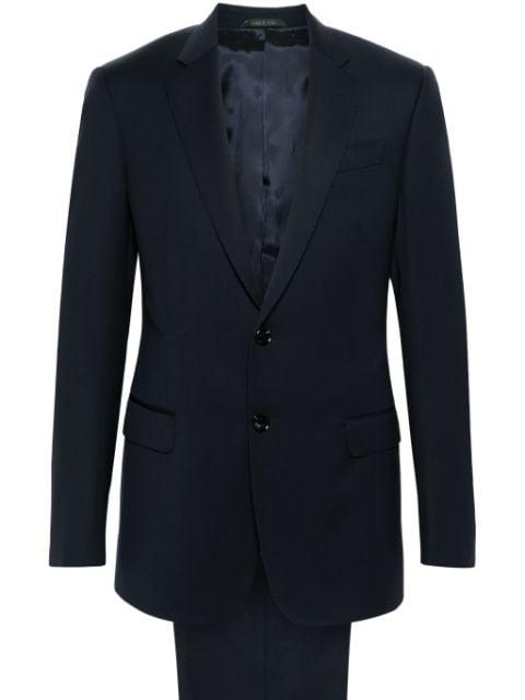 notch-lapel single-breasted suit by GIORGIO ARMANI