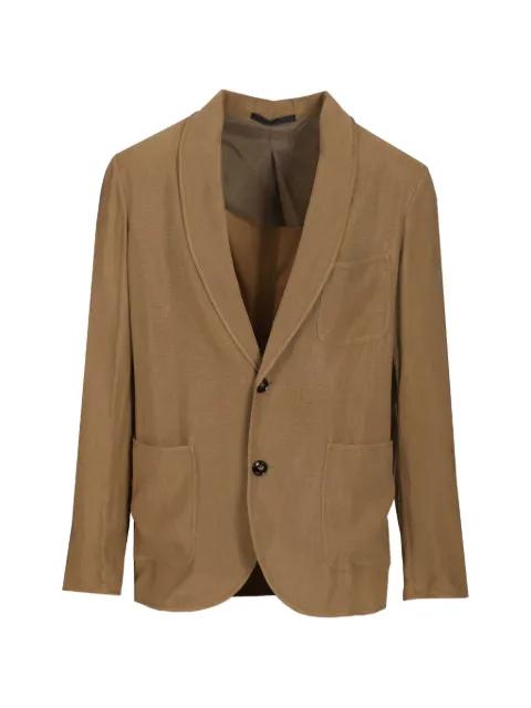 notched pocket blazer by GIORGIO ARMANI