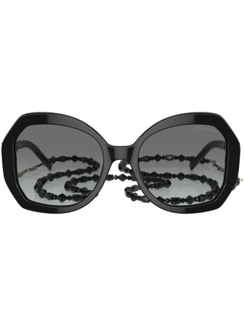 oversized tinted-lenses sunglasses by GIORGIO ARMANI