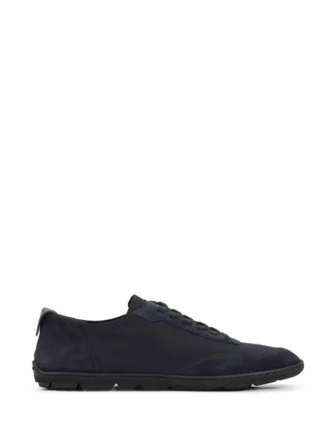 panelled leather sneakers by GIORGIO ARMANI