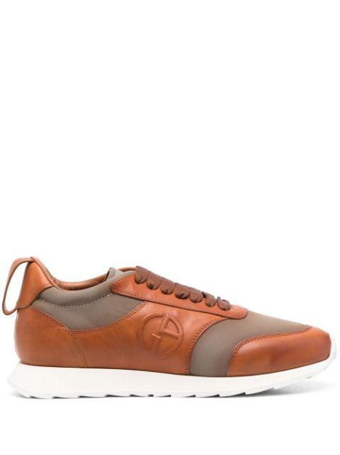 panelled low-top sneakers by GIORGIO ARMANI