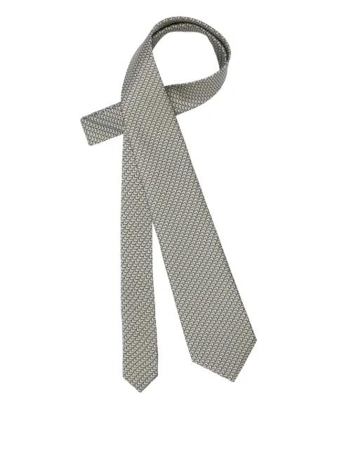patterned-detail tie by GIORGIO ARMANI