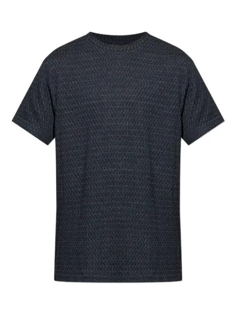 patterned-jacquard T-shirt by GIORGIO ARMANI