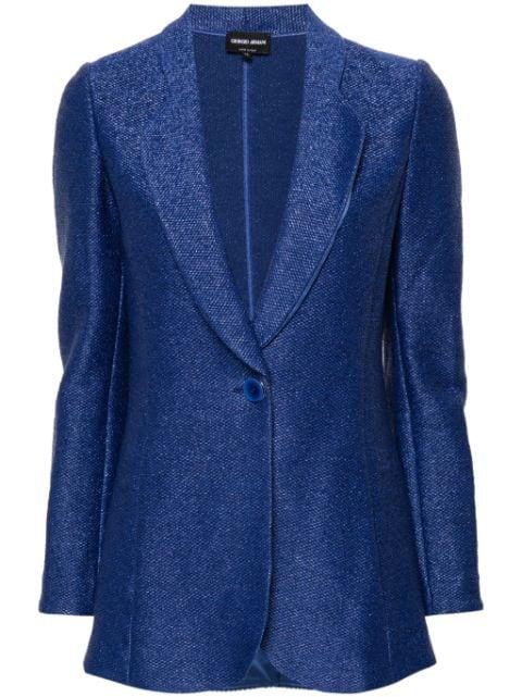 patterned-jacquard blazer by GIORGIO ARMANI