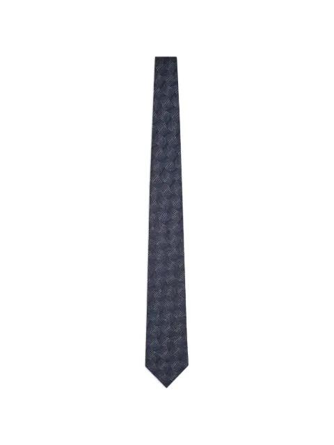 patterned silk tie by GIORGIO ARMANI