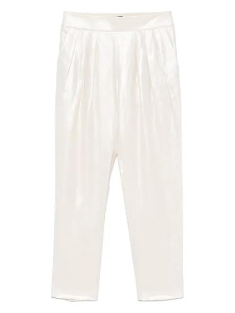 pleat-detail trousers by GIORGIO ARMANI
