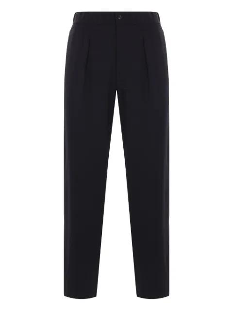 pleated elasticated-waist trousers by GIORGIO ARMANI
