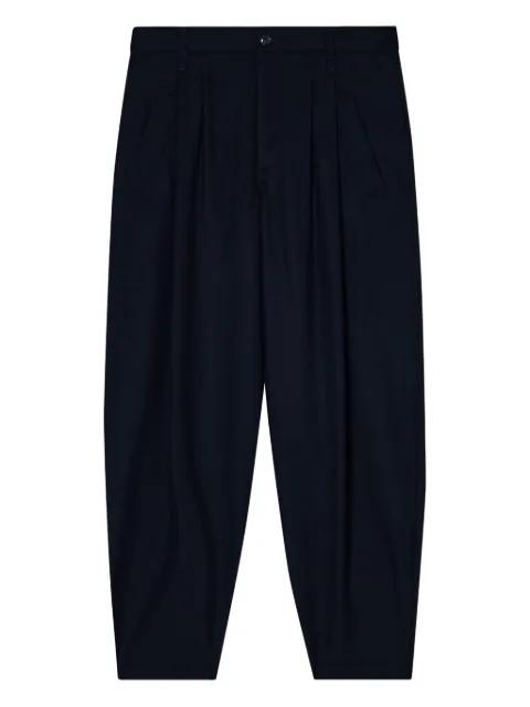 pleated tapered trousers by GIORGIO ARMANI