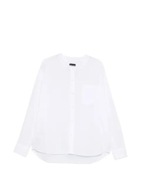 pocket collarless shirt by GIORGIO ARMANI