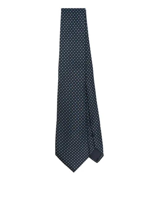 polka dot-jacquard tie by GIORGIO ARMANI