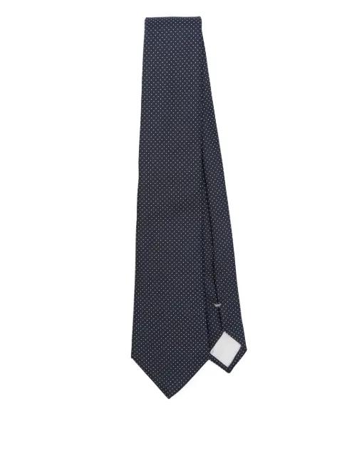 polka dot-jacquard tie by GIORGIO ARMANI